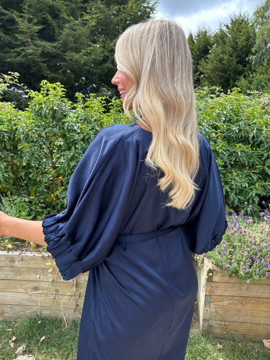Montpellier Dress Navy - Image 6