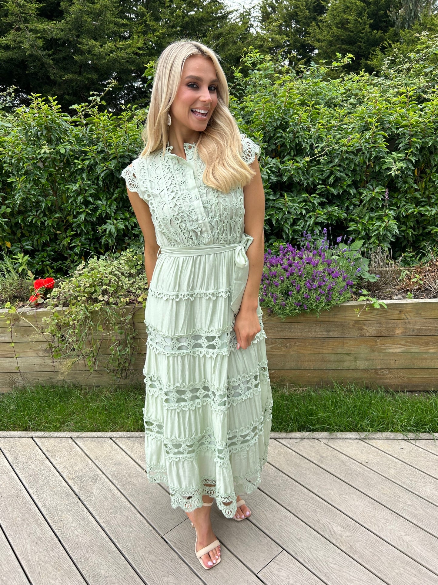Elsa Dress Sage - Image 5