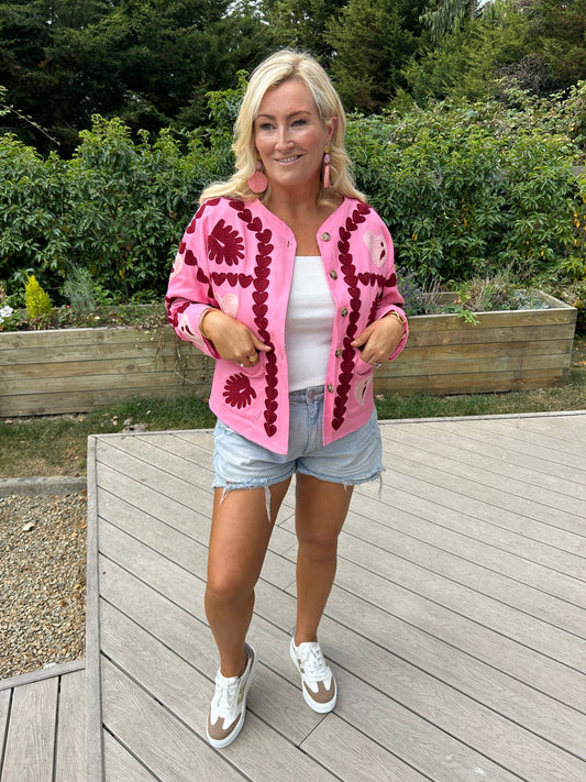 Everly Jacket Rose
