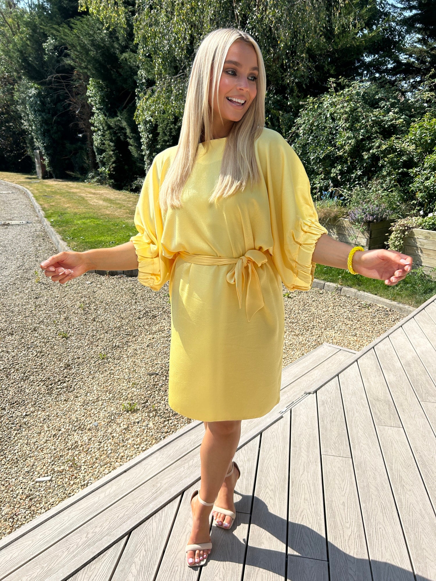 marseille mini dress yellow Saffron – Ruby Rouge Boutique MEROKEETY Women's Summer T-Shirt Web Collection: Bridal Dresses Delicate gold jewellery color:grey