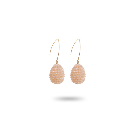 Ola Drop Earring Beige