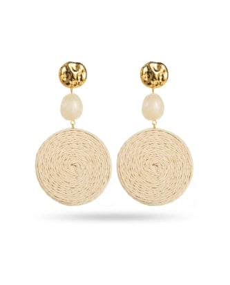 Ravi Earring Ecru