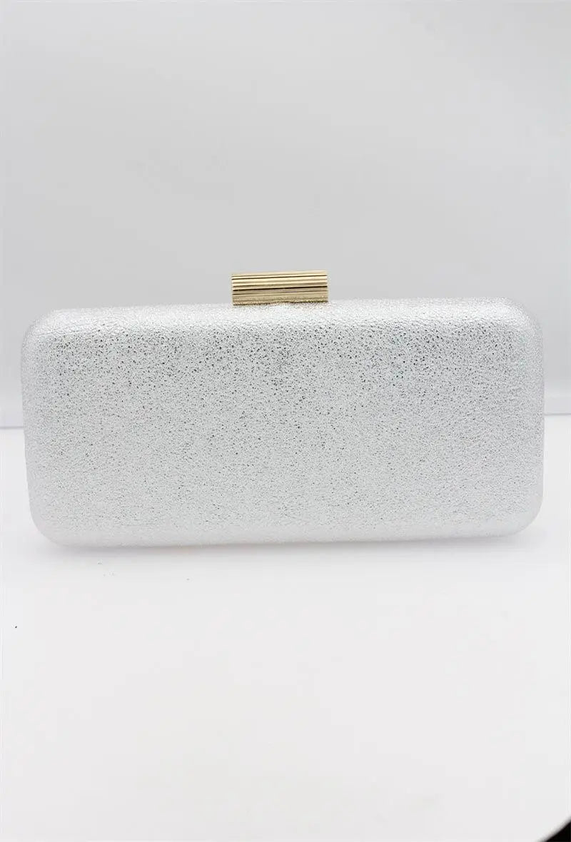 Oria Silver Clutch