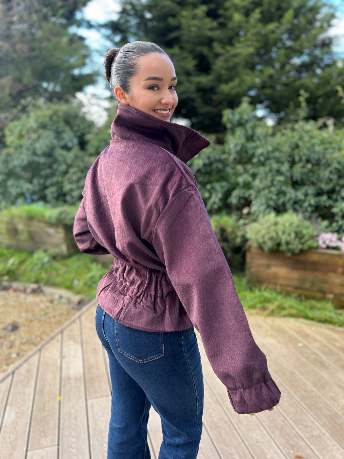 Amy Jacket Plum