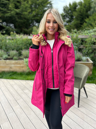 Camilla Coat Cerise