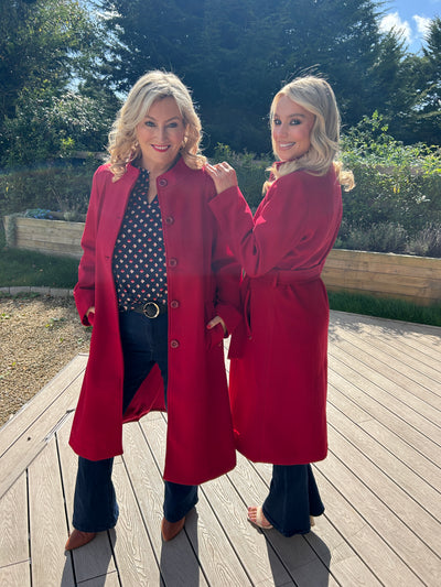 Amanda Coat Red