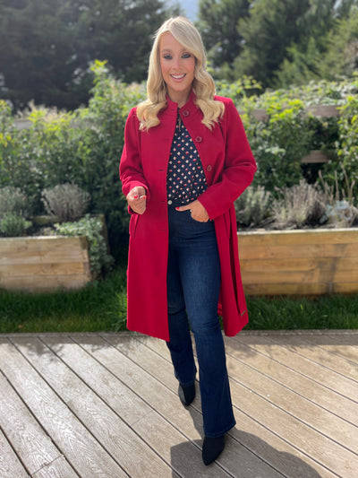 Amanda Coat Red