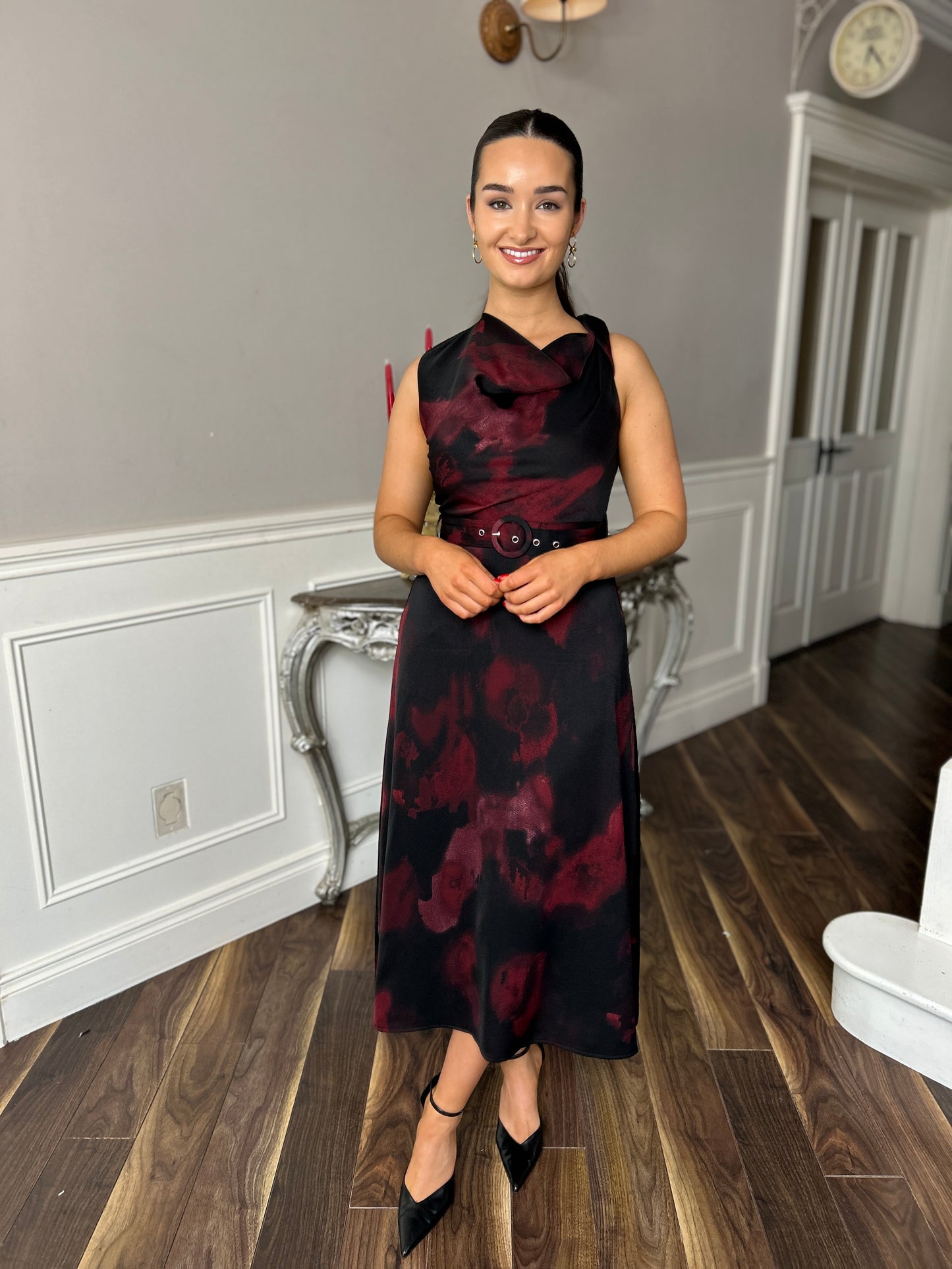 Leilani Midi Dress Black