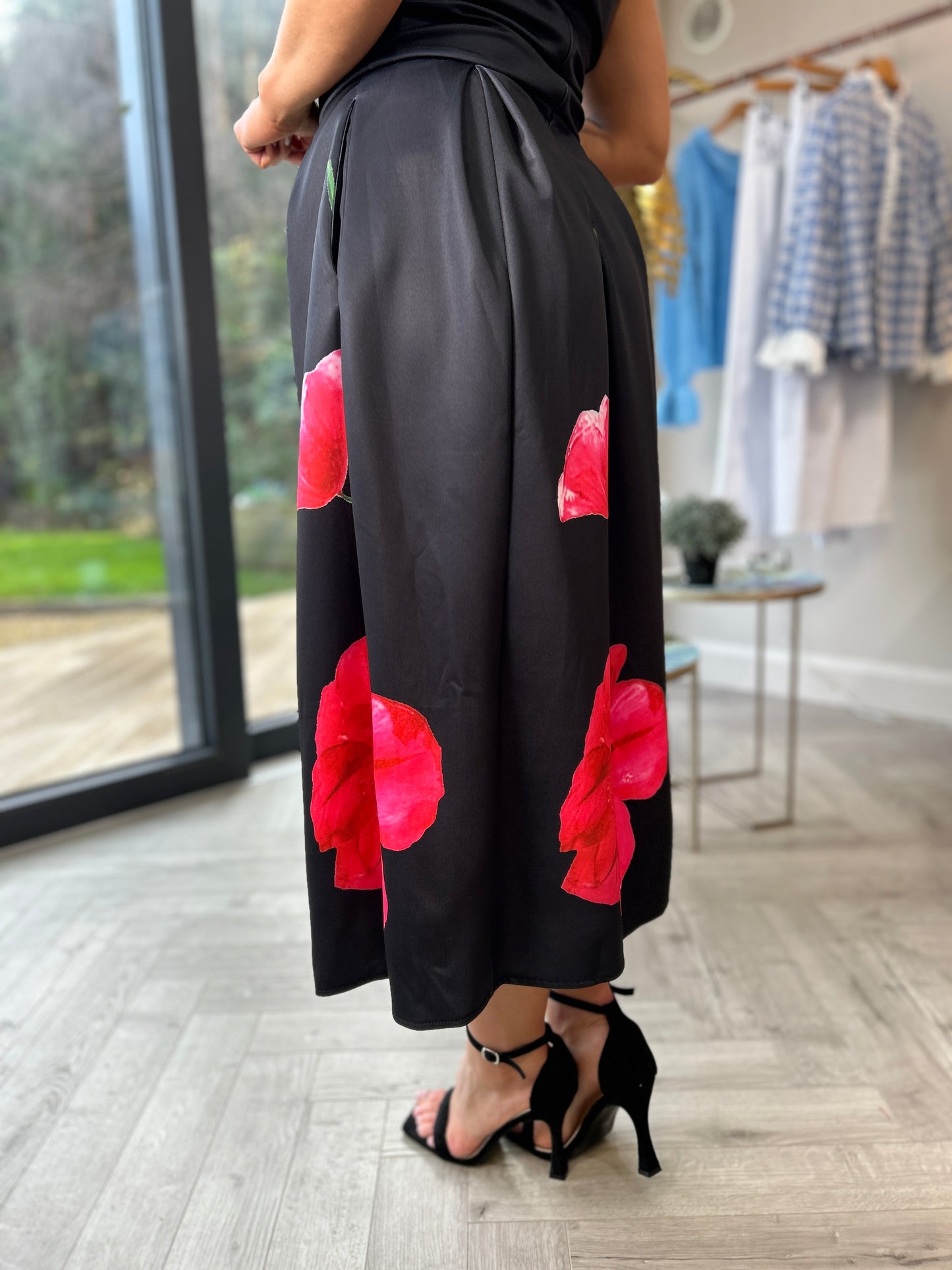 Claudia Dress Black Floral