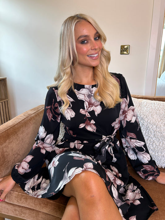 Grace Dress Black Floral