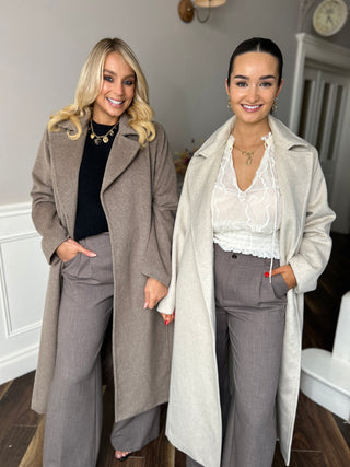 Evelyn Coat Taupe