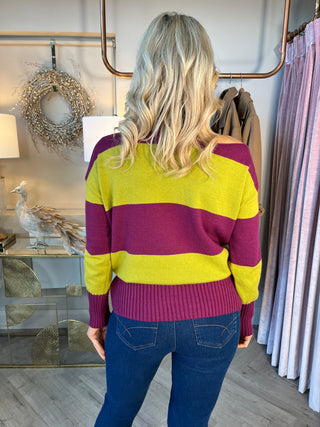 Cut Out Knit In Magenta