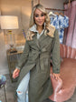 Addison Trench Coat Khaki