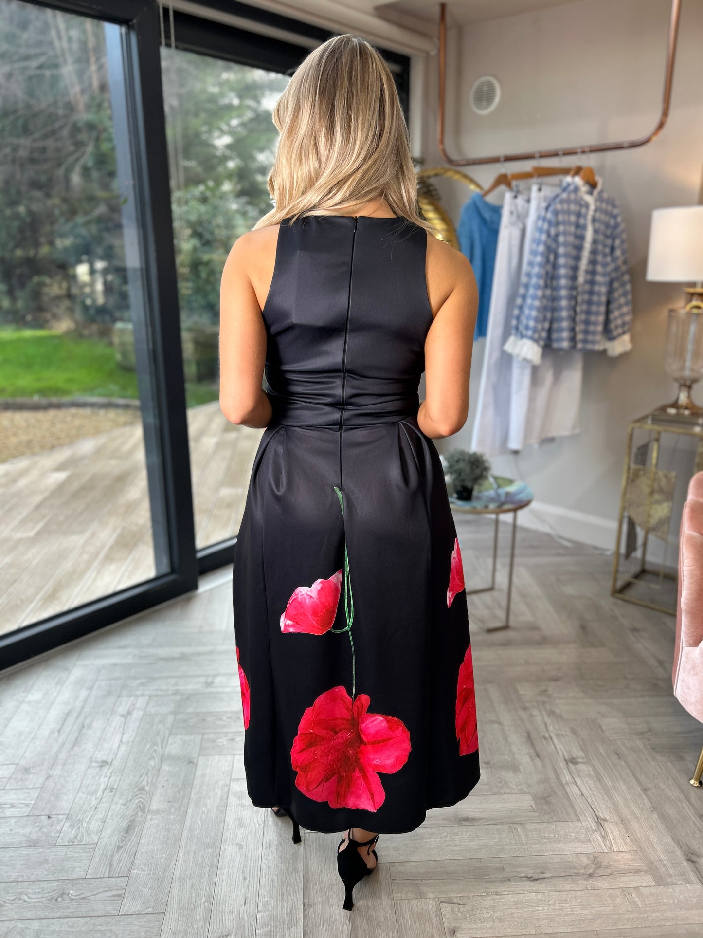 Claudia Dress Black Floral