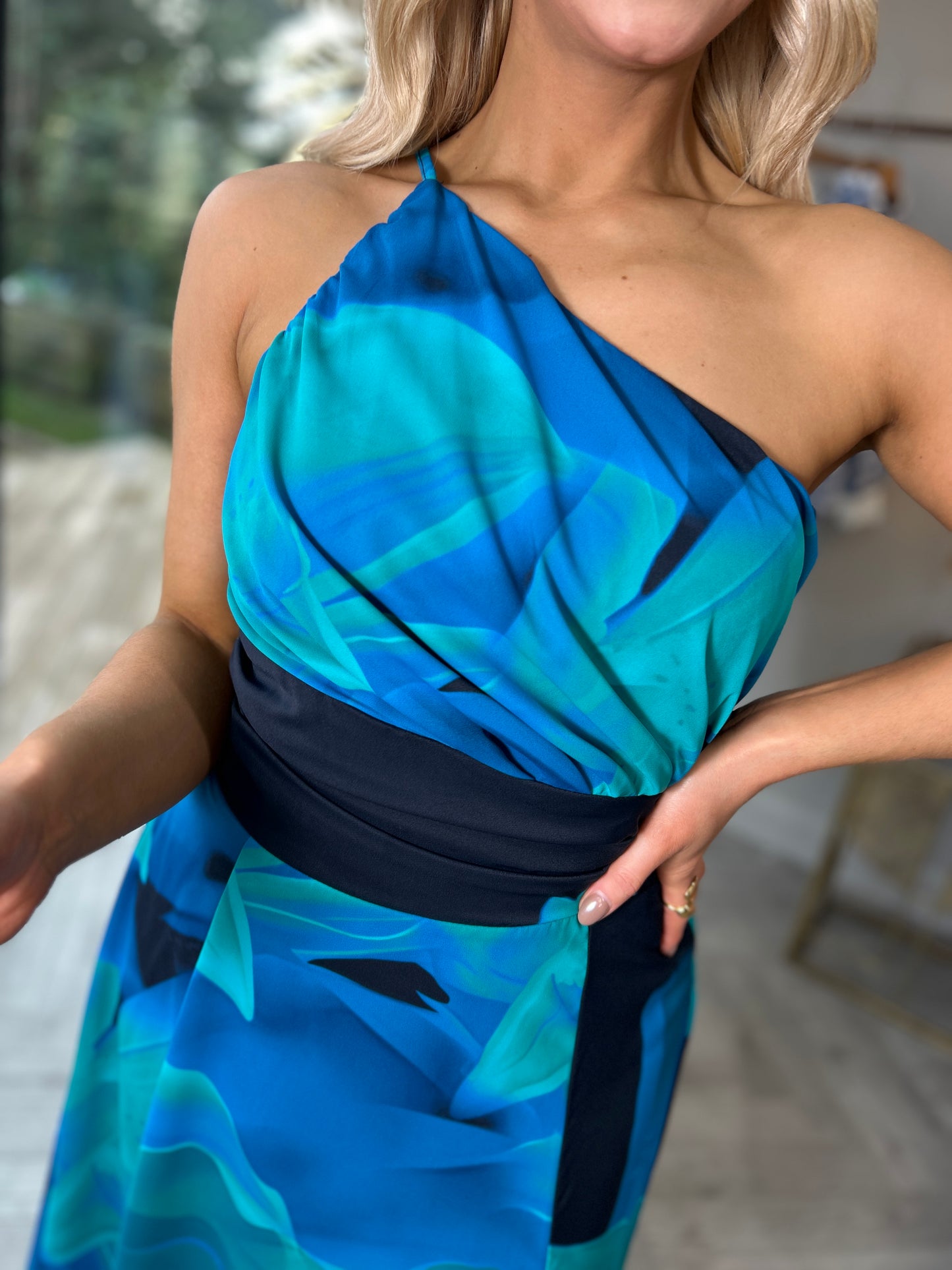 Isabella Floral Dress Blue