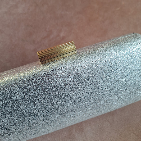 Oria Silver Clutch
