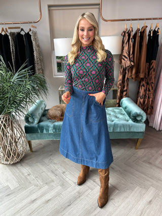 Joanna Denim Skirt