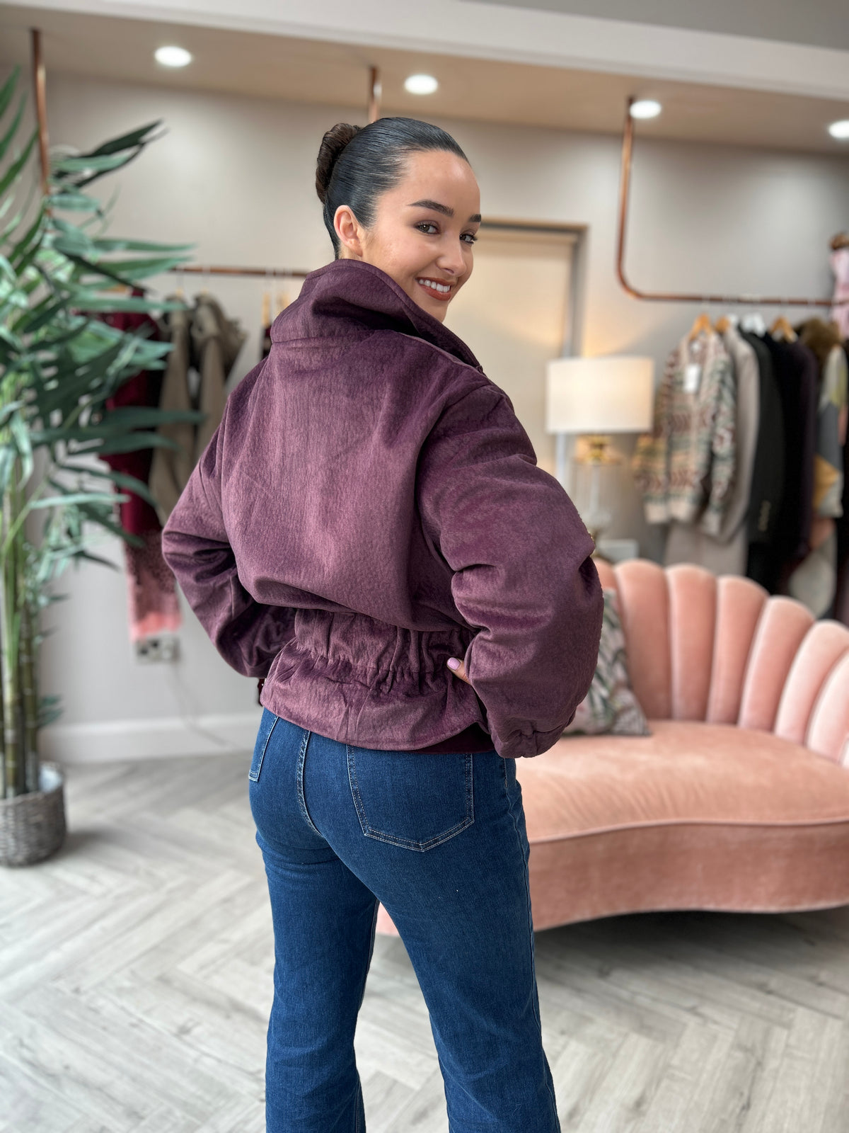 Amy Jacket Plum
