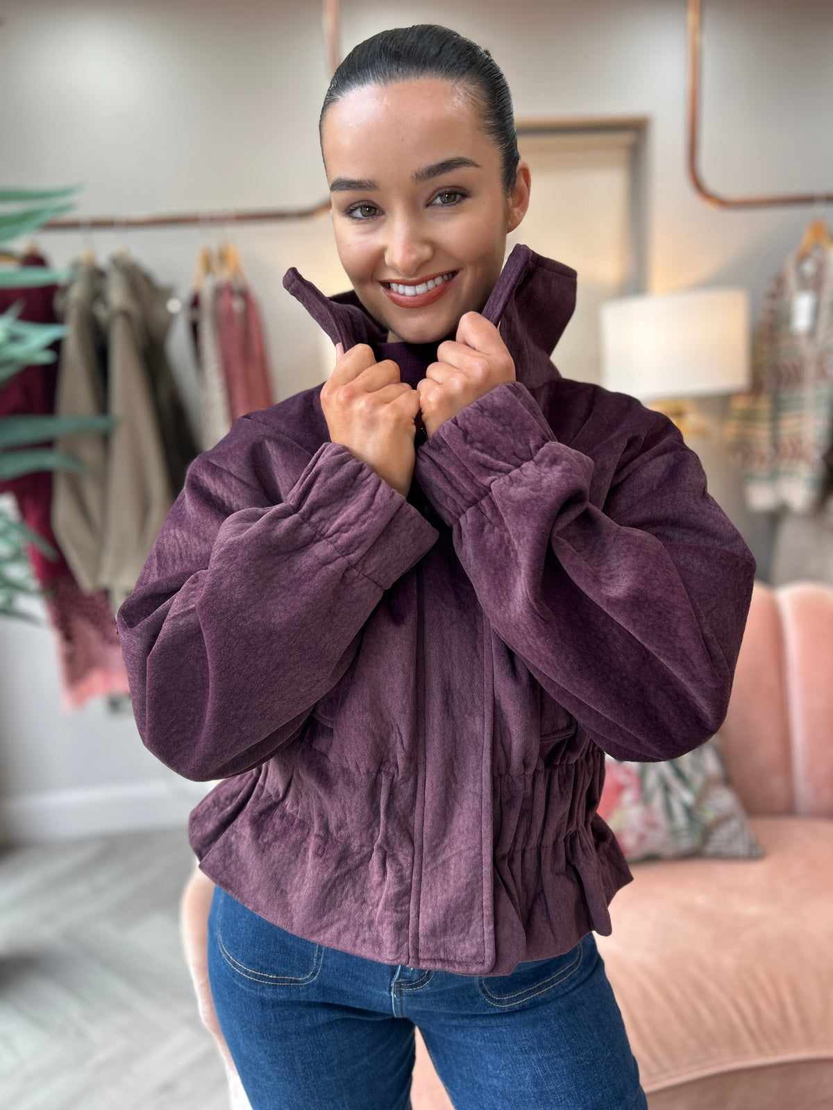 Amy Jacket Plum