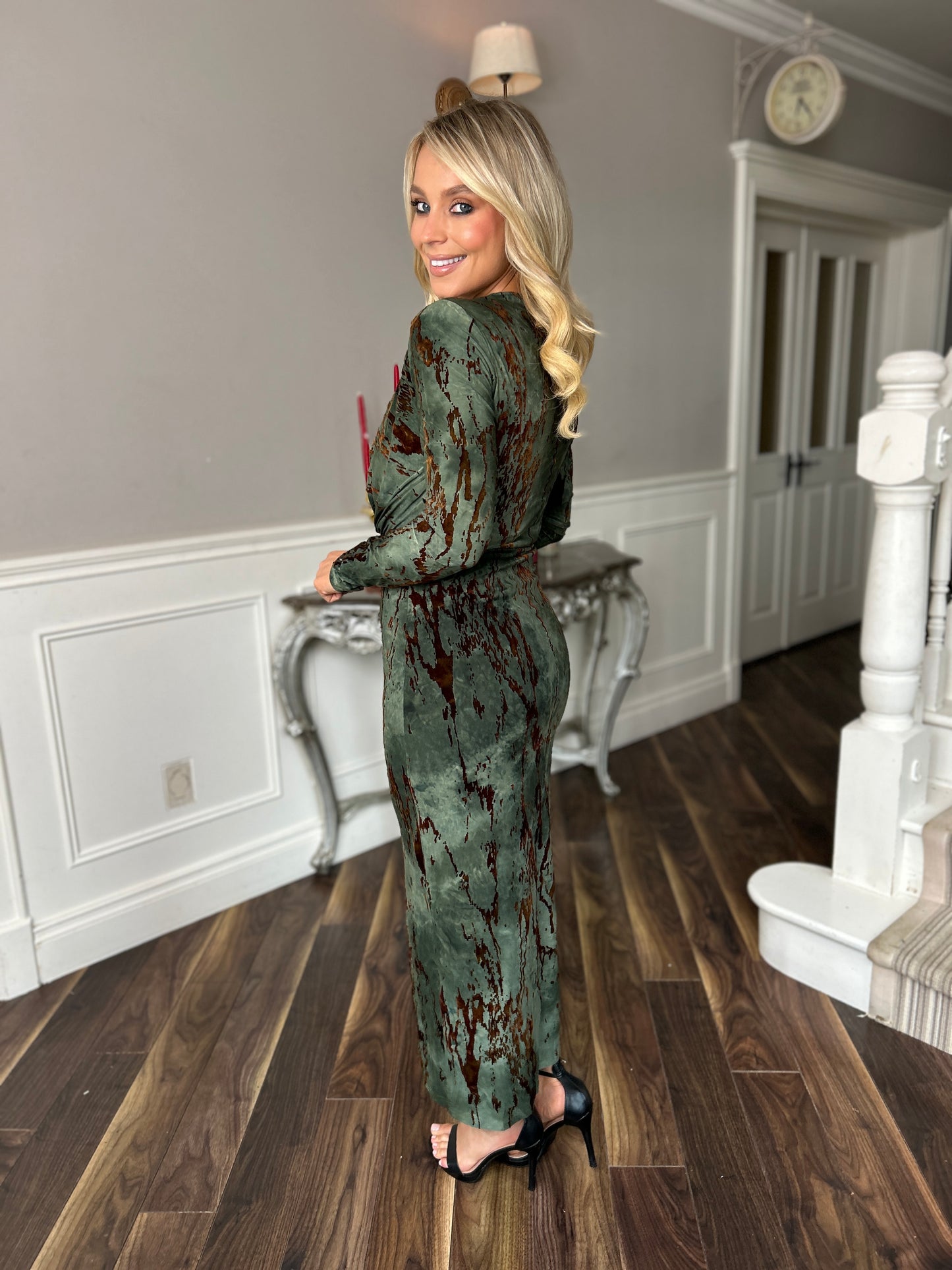 Remington Brown & Green Dress