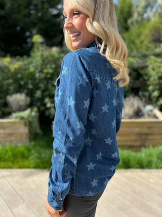 Alexia Denim Star Shirt