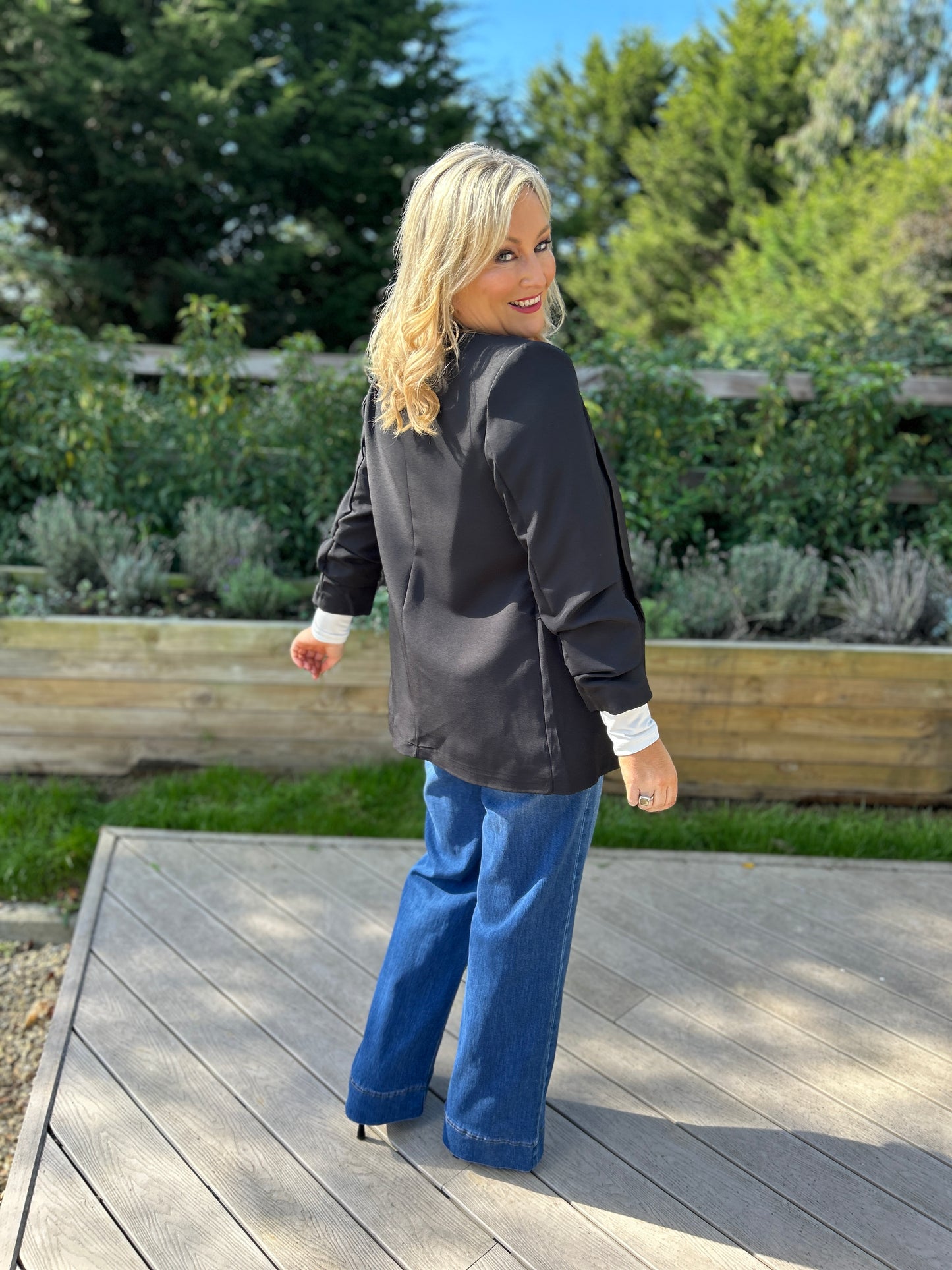 Cristal Wide Leg Jean ( Regular)