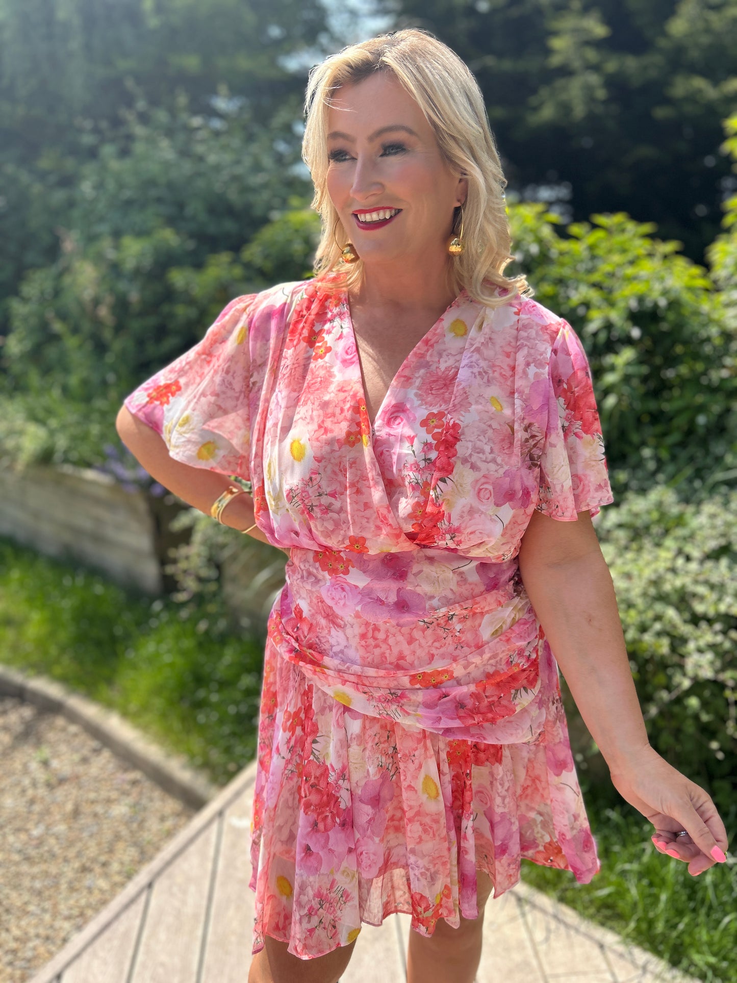 Caris Dress Pink
