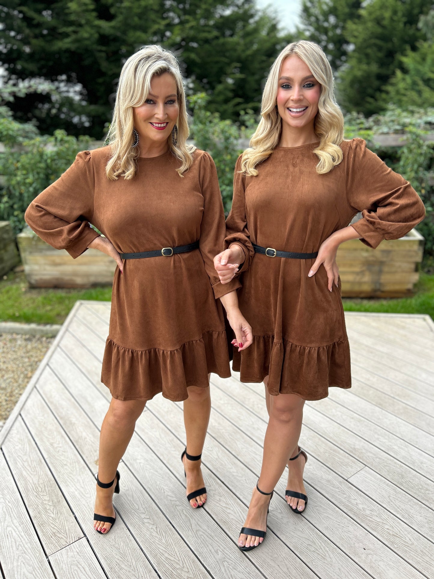 Villie Suede Dress Tan