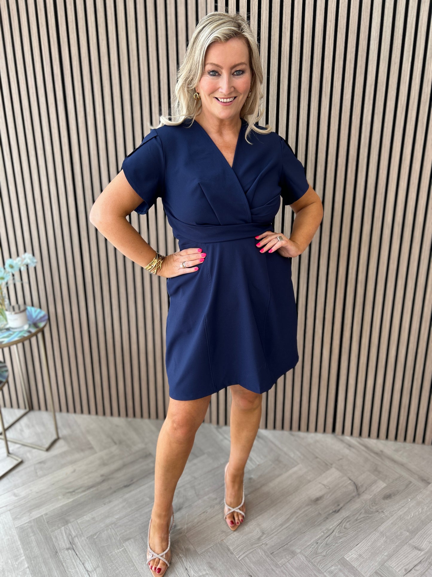 Bridget Mini Dress Navy