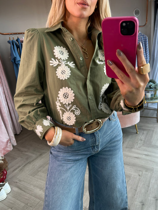 Olive Blouse