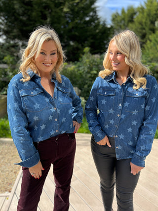 Alexia Denim Star Shirt
