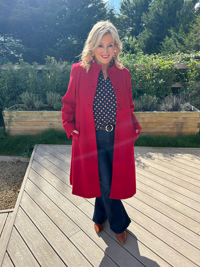 Amanda Coat Red