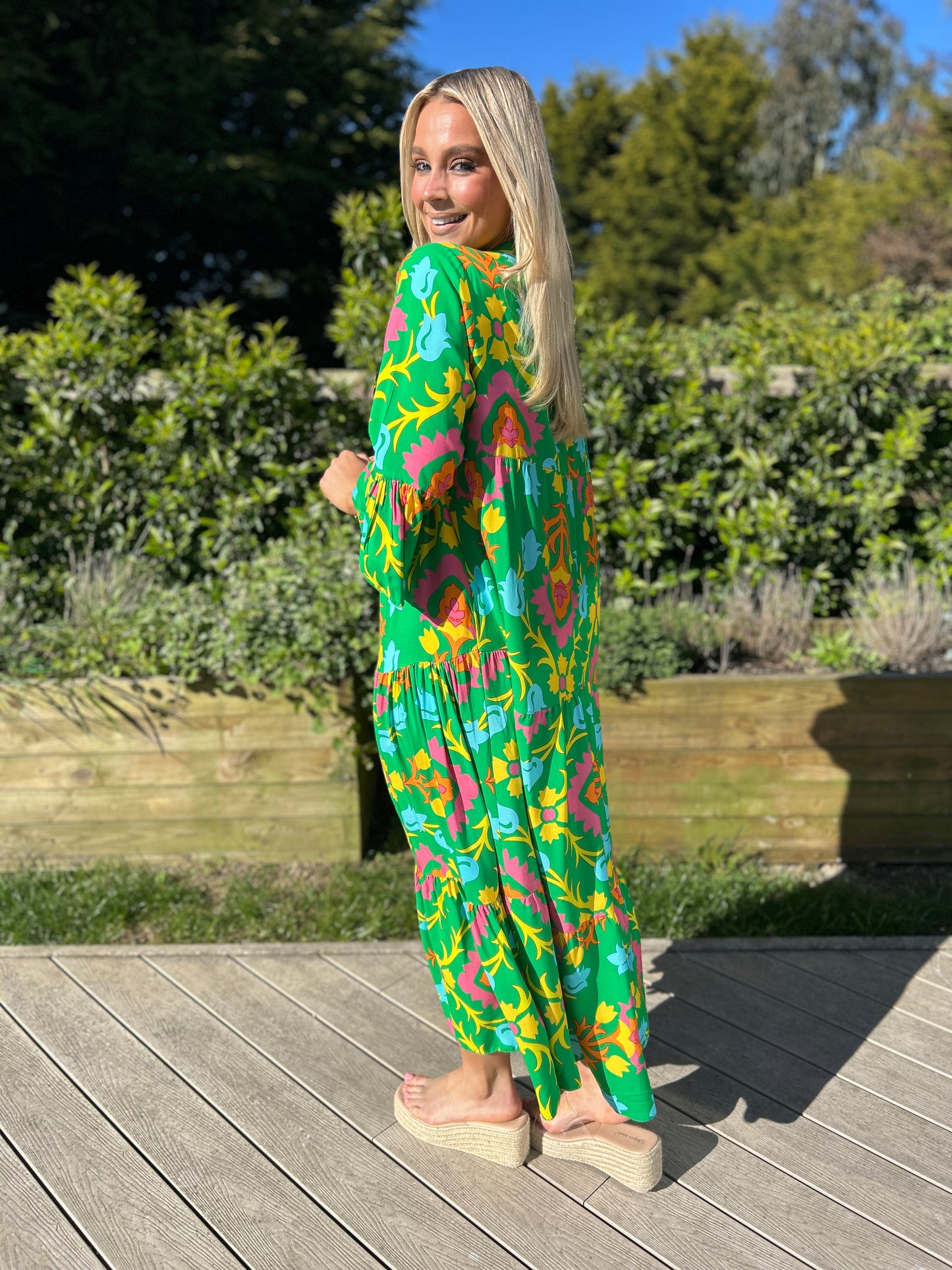 Grace Midi Dress Green