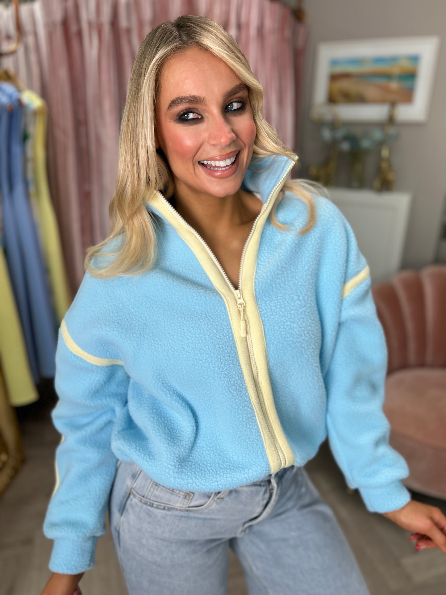 Lulu Fleece Blue
