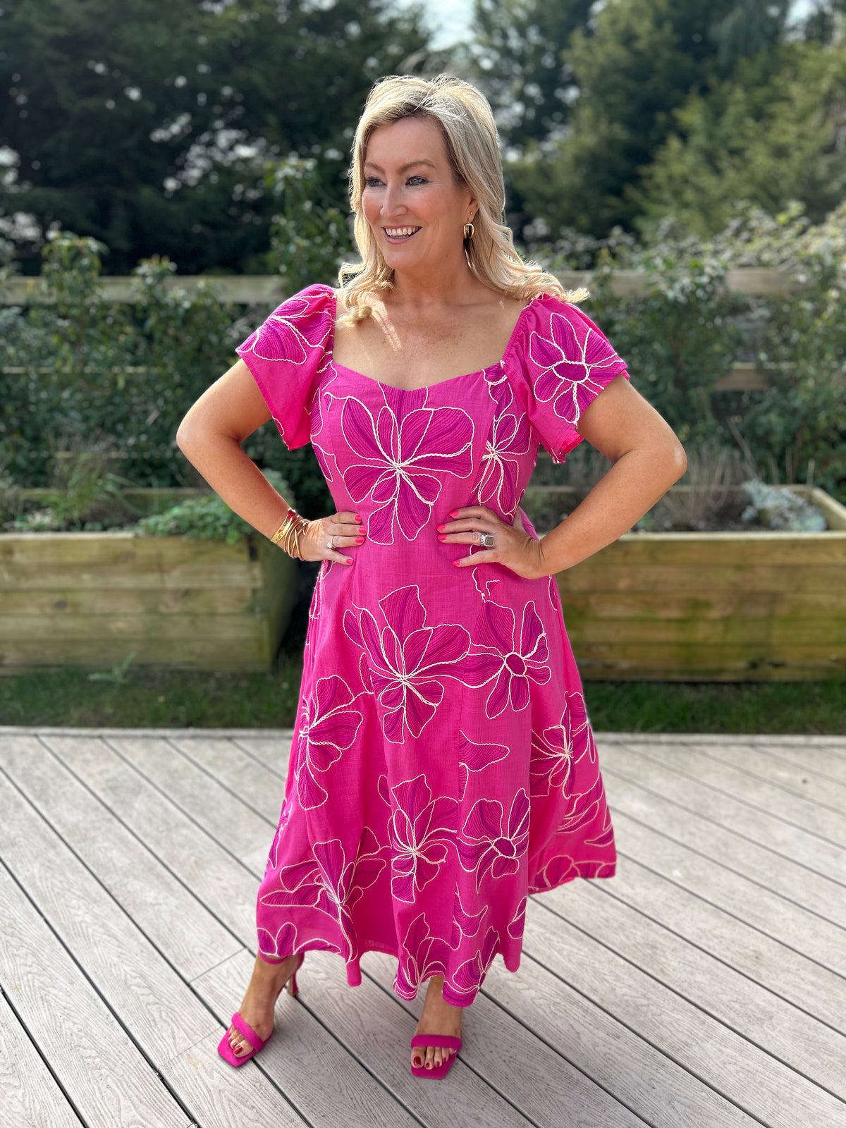 Orlaith Broiderie Maxi Dress