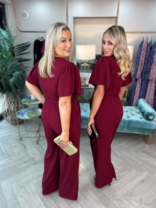 Drew Jumpsuit Wine