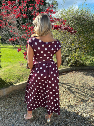 Betty Skater Dress Berry Spot