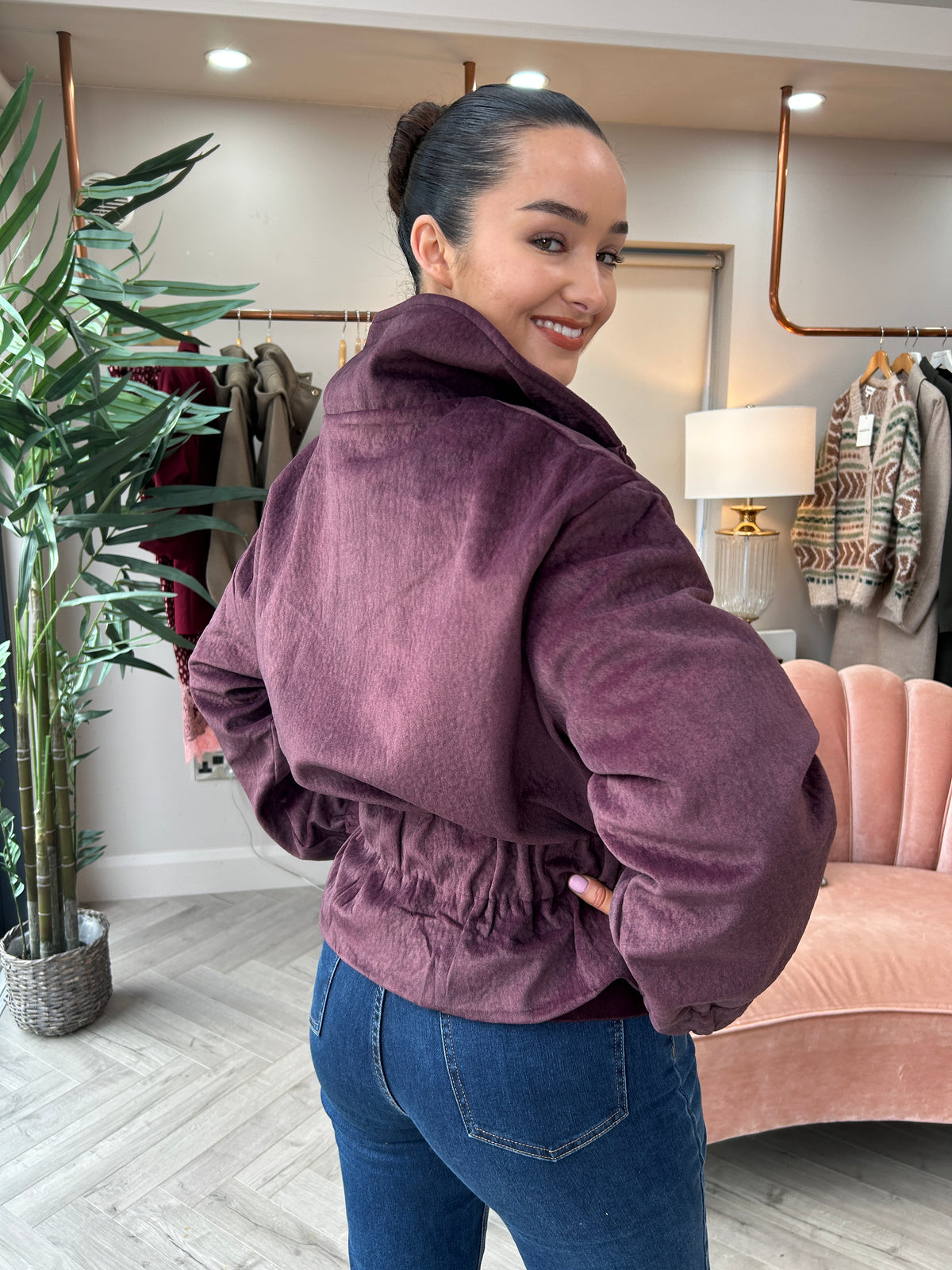 Amy Jacket Plum