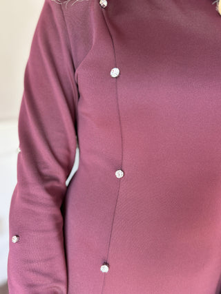 Morrigan Mini Dress Plum