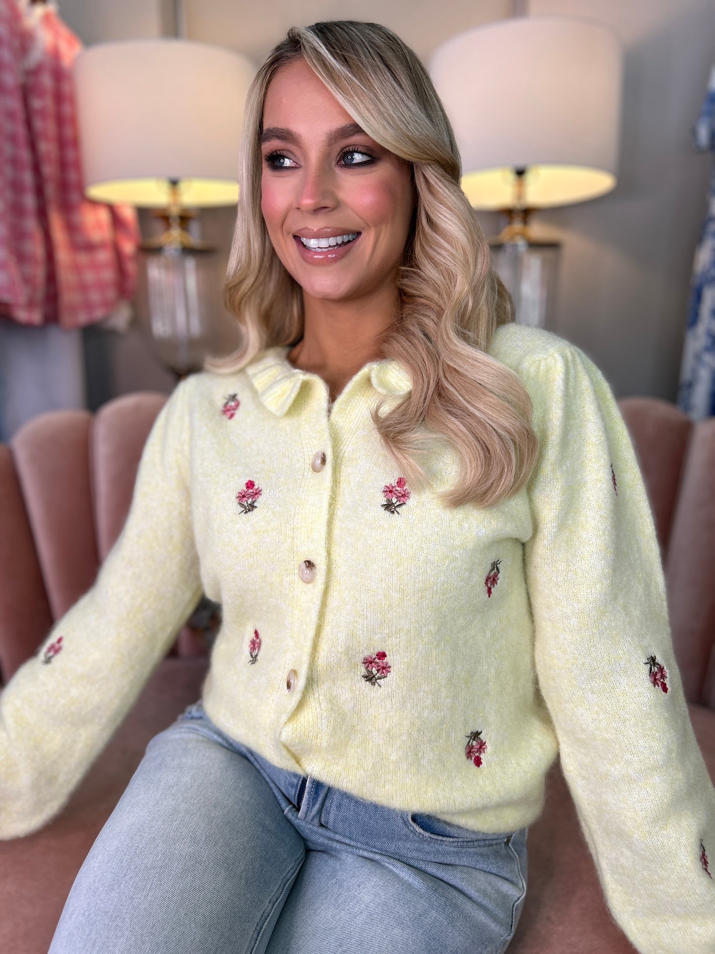 Aria Yellow Cardigan