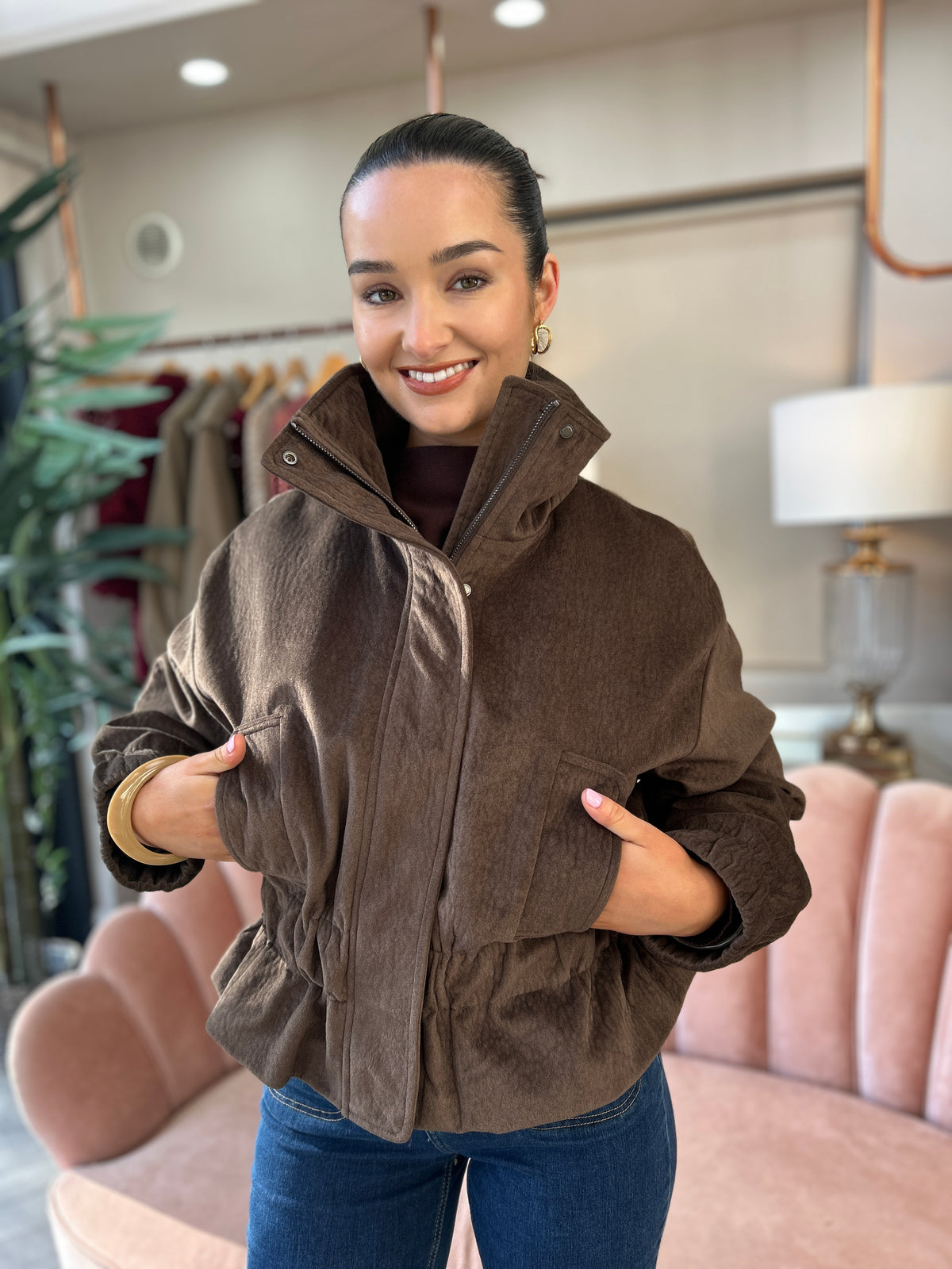 Amy Jacket Brown