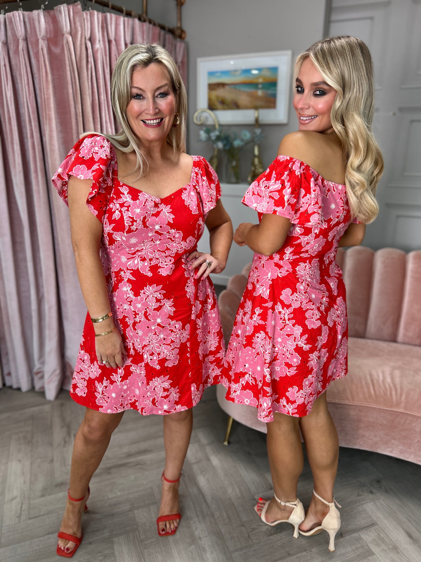 Alex Broiderie Mini Dress