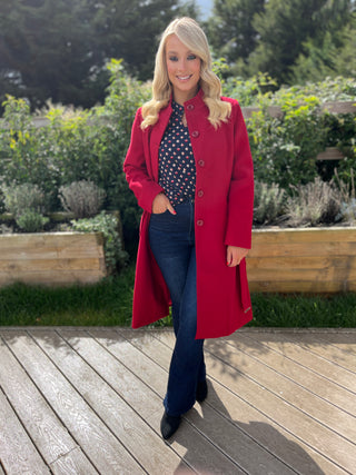 Amanda Coat Red