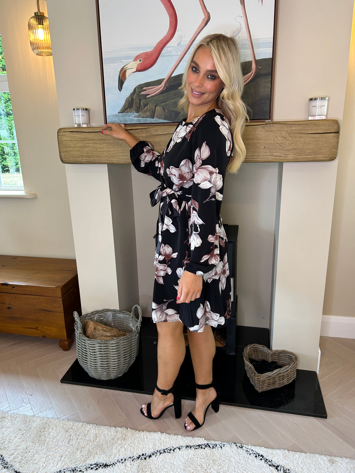 Grace Dress Black Floral