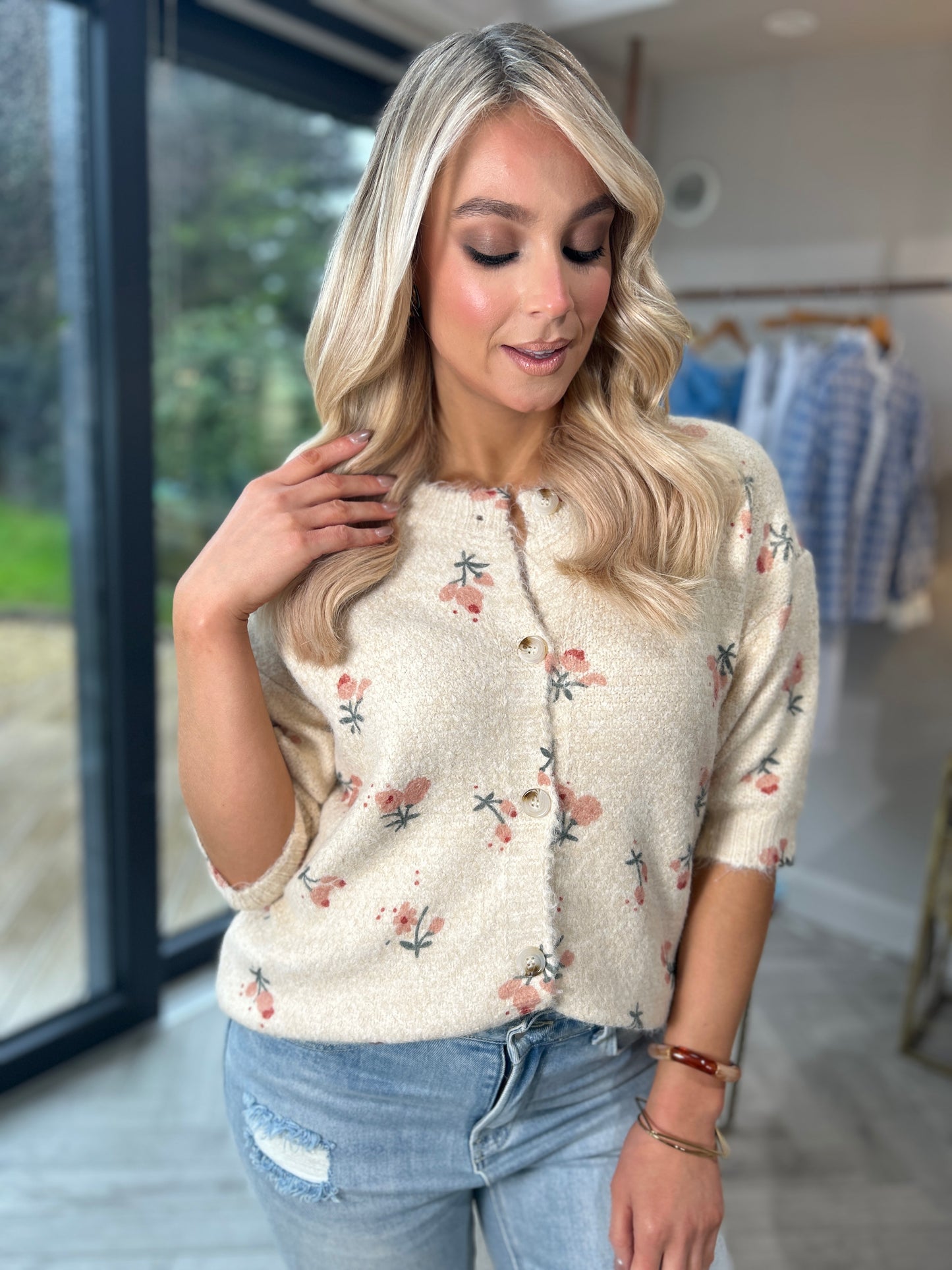 Amy Floral Print Cardi