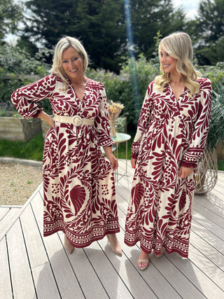 Gayla Dress Bordeaux