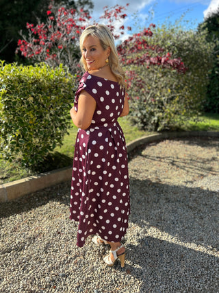 Betty Skater Dress Berry Spot