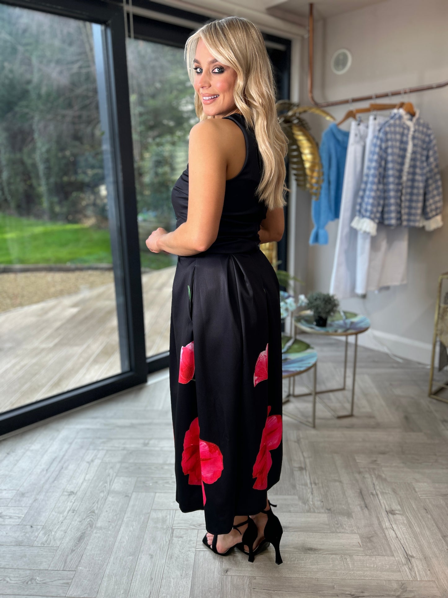 Claudia Dress Black Floral