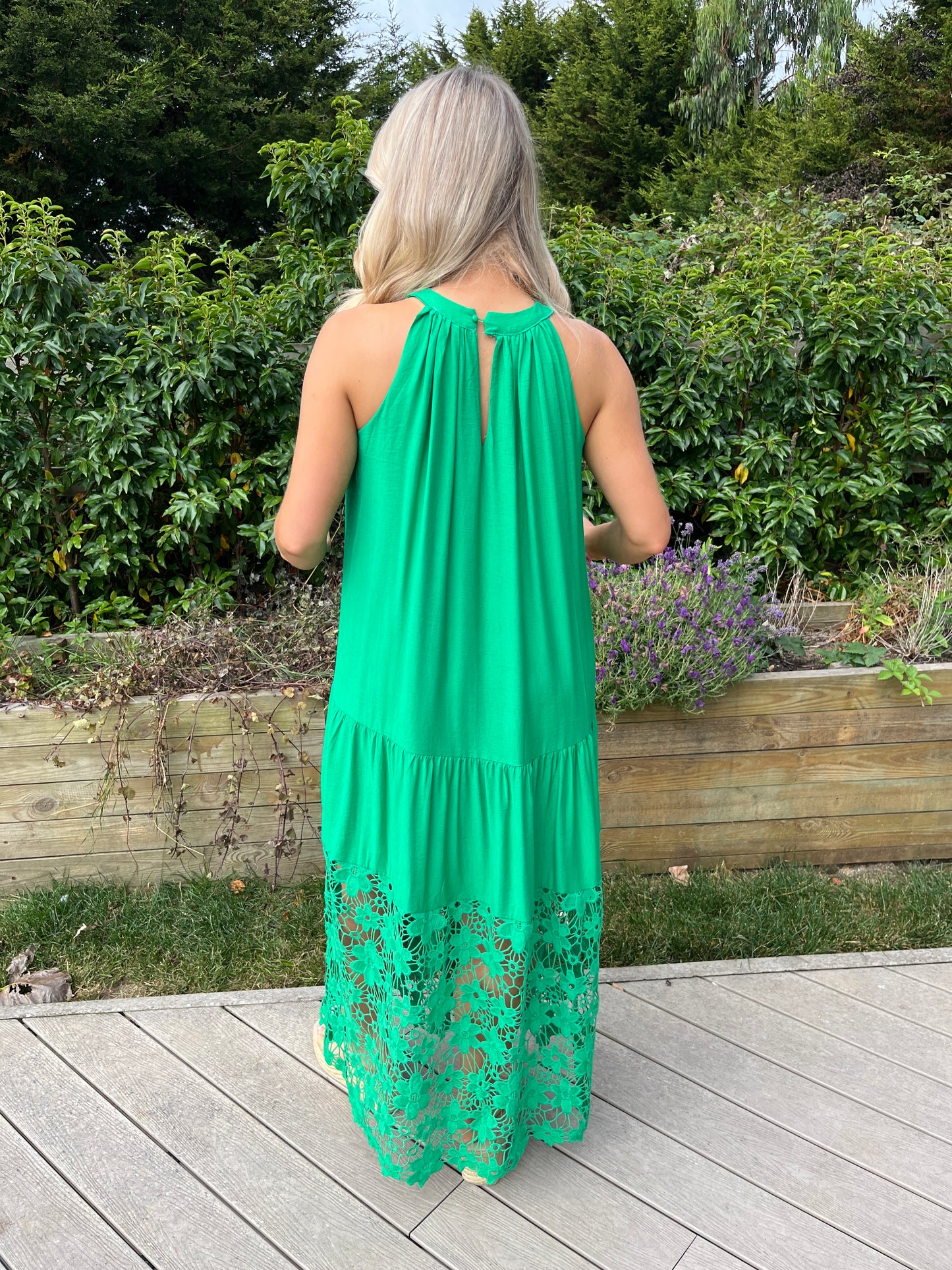 Cleo Lace Dress Green