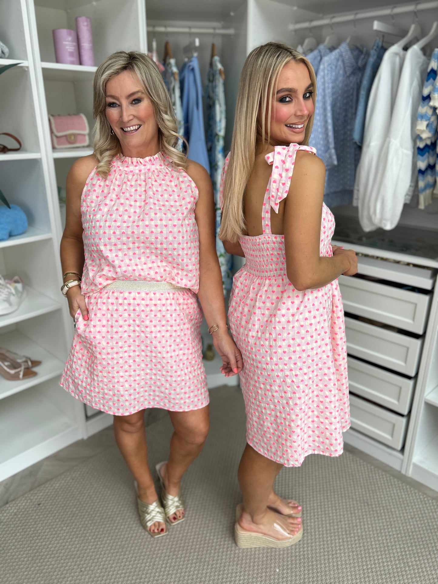 Juliet Heart Print Skirt